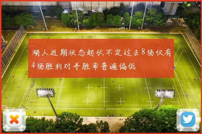 湖人近期状态起伏不定过去8场仅有4场胜利对手胜率普遍偏低