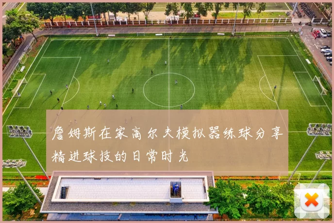 詹姆斯在家高尔夫模拟器练球分享精进球技的日常时光