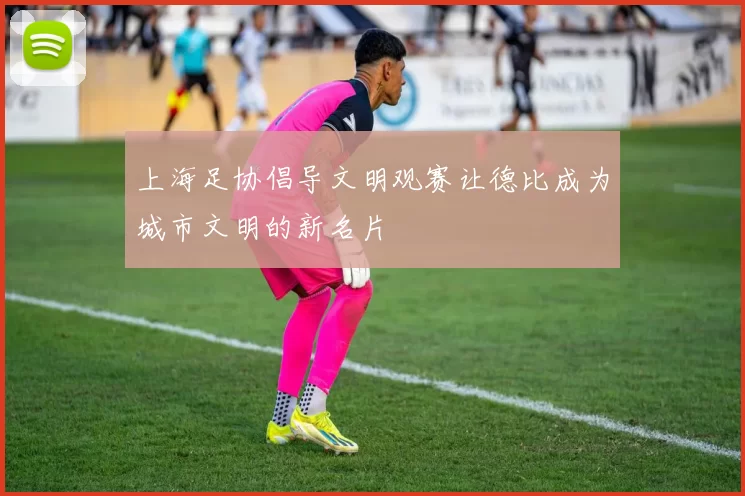 上海足协倡导文明观赛让德比成为城市文明的新名片